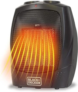 BLACK+DECKER Portable Ceramic Heater with Carry Handle 120V 900-1500 watt w fan - Picture 1 of 10