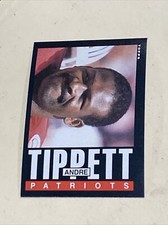 Vintage 1985 Topps #334 ANDRE TIPPETT NE Patriots Iowa OLB NFL HOF NM/M 2nd Year