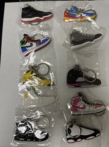 Sneaker Key Chains 2D (10pieces For $9.99) Set 24 - Picture 1 of 1