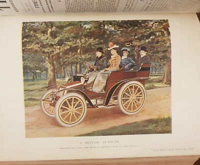 1901 THE AUTOCAR JOURNAL OF MECHANICALLY PROPELLED ROAD CARRIAGE CAR TRANSPORT 7 - Image 1 of 4