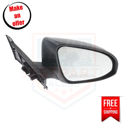 Kool Vue TY29R Mirror Manual Glass right side for 2012-2014 Toyota Yaris CE, L - Изображение 1 из 4