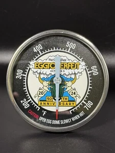 3" Big Green Egg Eggtoberfest BGE 2024 External Temperature Gauge - New In Box - Picture 1 of 6