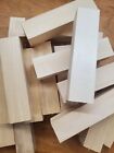 1 1/4" x 1 1/4" x 5" Solid Basswood Carving Turning Wood Blocks 100 pieces 