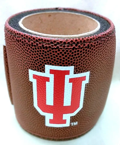 Indiana Hoosiers Leather Can Cooler - NCAA Cover