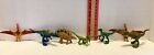 Jurassic World Mattel Mini Dinosaur Figures Lot Of 7 Toy Figures 2-4" Jaws Open