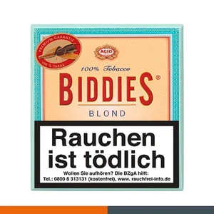 10 x 20er Biddies Blond Zigarren %100 Tabak - Bild 1 von 1
