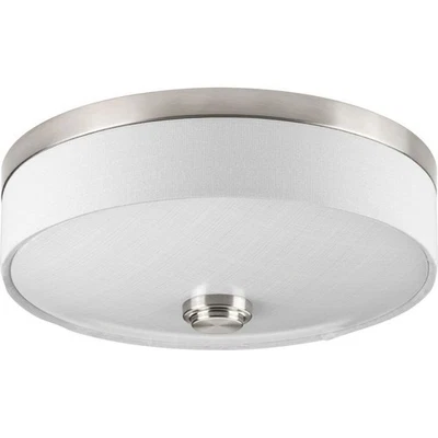 1-Light 10" LED Flush Mount, Weaver LED Collection, Indoor, P3610-0930K9, Bru... - Image 1 of 4