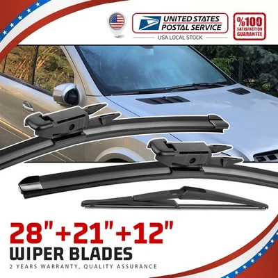28"+21"+12"Wiper Blade Fit for 2007-2011 Mercedes-Benz ML63 AMG GL450 Replace US - Image 1 of 4