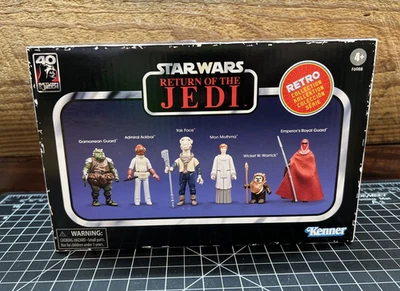 Coleção retrô Return of the Jedi lacrado pacote com 6 Mon Mothma Yak Face Star Wars - Imagem 1 de 4