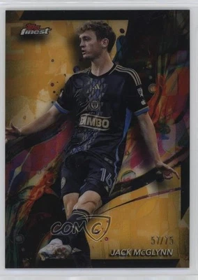 2024 Topps Finest MLS Common Gold Refractor /75 Jack McGlynn #98 - Image 1 of 2