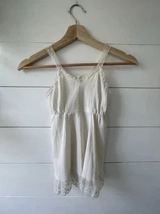 Vintage Lorraine Girls Size 4 Slip Dress Ivory White  - Picture 1 of 9