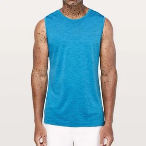 Camiseta sin mangas Lululemon Metal Vent Tech Muscle azul talla pequeña - Imagen 1 de 11
