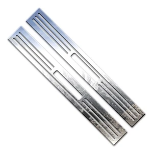 2p Steel Door Sill w/Tread Cutouts fits 2002-2006 Ford Thunderbird by Luxury FX - Picture 1 of 4