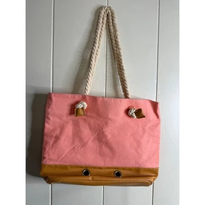 Disney Moana Pua Pig Tote Bag Women's Beach Purse Rope Handle Snap Closure - Image 1 of 4