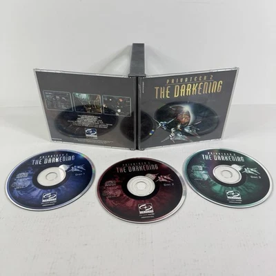 Wing Commander: Privateer 2 The Darkening PC Game IBM CD Case 3 Disc 1996 Origin - Image 1 of 4