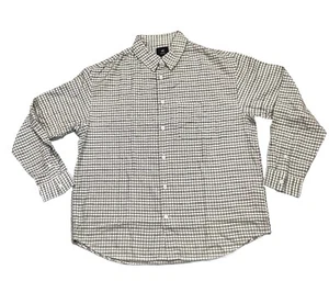 Nueva Camisa H&M Para Hombres Mediana Mezcla de Algodón a Cuadros Manga Larga Nueva con Etiquetas - Imagen 1 de 16
