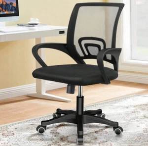 Silla de Oficina Silla de Escritorio Ergonómica Altura Ajustable Sillas de Computadora para Hogar - Imagen 1 de 14