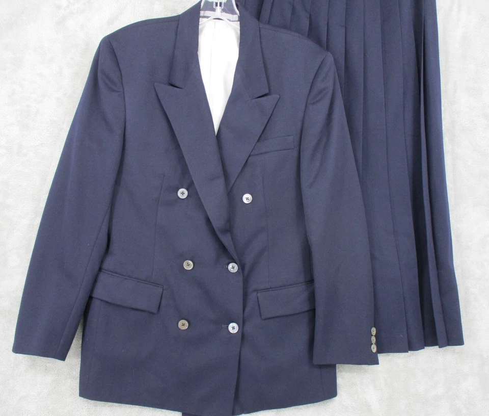 Maxi Blazer Modesto Vintage Hertling Para Nordstrom Falda Traje Para Mujer 8 Plisado Foto 1 de 4