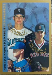 Kerry Wood Cubs 1998 Topps RC #256 Carl Pavano Red Sox Gil Meche Mariners Card - Picture 1 of 2