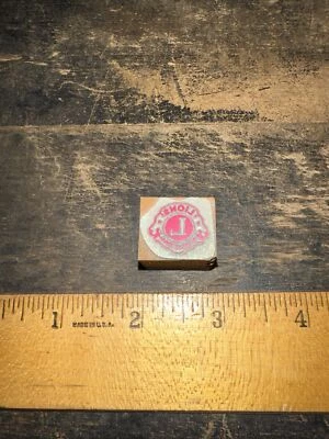 Print Block “ Lions International “ #2 - Image 1 of 4