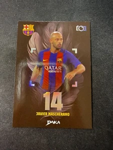 2025 Daka FC Barcelona Team Set Soccer 31/99 Javier Mascherano - Picture 1 of 2