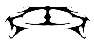 GAS TANK #GT17  DECAL MOTORCYCLE SCOOTER   VINYL GRAPHIC GOLF CART TRAILER AUTO - Imagen 1 de 2