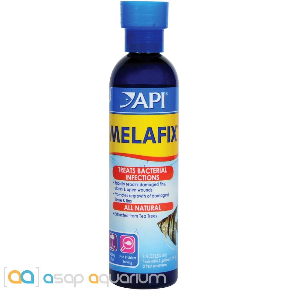 API Melafix Antibacterial Fish Remedy 8 Oz 11h 317163080115