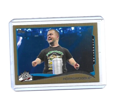 HORNSWOGGLE 2014 TOPPS WWE Wrestling #70 Gold Border 10/10  - Image 1 of 2