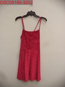 Sugar & Jade Plus Girls Classic Red Velour Strappy Skater Dress 16P 195935255509 - Picture 1 of 8