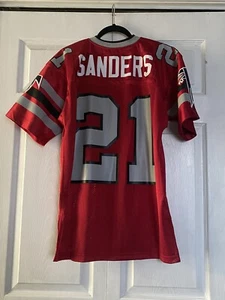 Authentic Deion Sanders Falcons (1989) Mitchell & Ness Jersey Men Size:40 *NWOT* - Picture 1 of 6