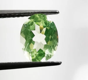 Piedras preciosas de turmalina verde amarillento sin tratar de menta natural certificadas de 1,75 quilates - Imagen 1 de 5