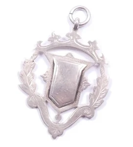 Antigua medalla Albert Fob Robert Pringle 1926 HM 925 plata esterlina 7,2 g - Imagen 1 de 6
