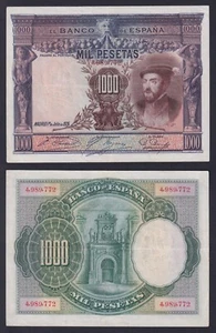 Banconota Spagna 1000 pesetas 1925 P.-70c SPL/XF - Imagen 1 de 1