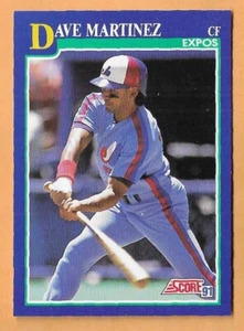 DAVE MARTINEZ MONTREAL EXPOS #82 - SCORE NM-MT 1991 - Picture 1 of 2