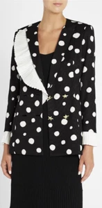 Sass & Bide "La Vagabonde" jacket in black/white size EU38/UK8 - Picture 1 of 11