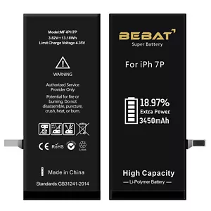 Batterie Haute Capacité 3450 mAh de remplacement pour iPhone 7 Plus - Photo 1 sur 4