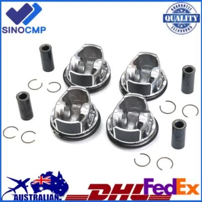 4Pcs Pistons Rings Set Φ23mm For Audi S3 8V TTS Golf R MK7 2.0 TSI CJX DJH DNU - Image 1 of 4