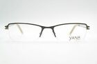 Yana Mod. 2059 Col. 51 51 18 135 Green Braun Half Rim Glasses Frames New