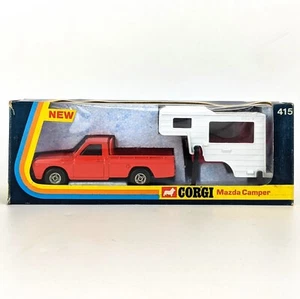 Corgi 415 Mazda B1600 Camper In Red & White - BOXED - Picture 1 of 12