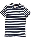 Fat Face Mens T-Shirt Top Small Navy Blue Striped Cotton Ar09