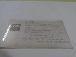 Konzertkarte Ticket TRUST 25.01.1997 LE CHAMBON FEUGEROLLES - Bild 1 von 2