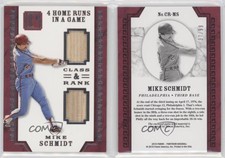 2016 Panini Pantheon Class and Rank /99 Mike Schmidt #CR-MS HOF