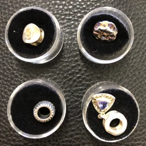 Im ""Stil der Pandora"" Charm Armband massiv silber Charms x4 - Bild 1 von 19