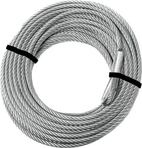 KFI 2500-3500 lb. Replacement Galvanized Steel Winch Cable 3/16"x46' ATV-CBL-3K - Picture 1 of 1