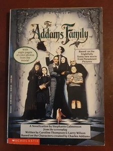 Vintage 1990s Addams Family Paperback Book From Paramount Pictures Movie - Picture 1 of 6