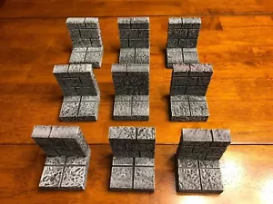 Dungeon Wall Modular Tile Set 28mm Dungeons & Dragons Pathfinder d&d Terrain - Picture 1 of 4