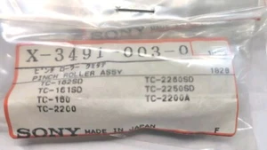 Sony Genuine Part Pinch Roller Assy for TC-162SD/161SD/160/2200 PN X-3491-003-0 - Picture 1 of 6