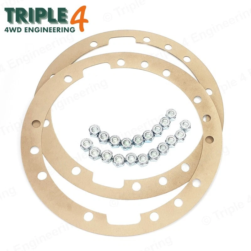 OEM Front & Rear Diff Gasket Set with Nyloc Nuts Land Rover Defender 1983-2016 - Image 1 of 1