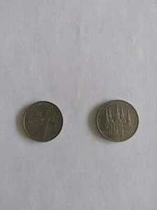 USSR 1 rouble Moscow Olympic Games 1980 2 Coins - Picture 1 of 2