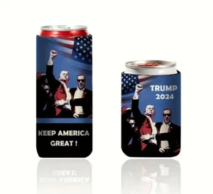 Donald Trump KOOZIE MAGA President 2024 Keep America Great Can (2er Pack) Drink - Bild 1 von 4